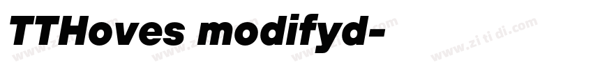 TTHoves modifyd字体转换
